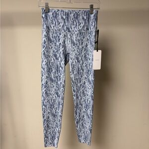 Varley move high 27” legging chambray leopard